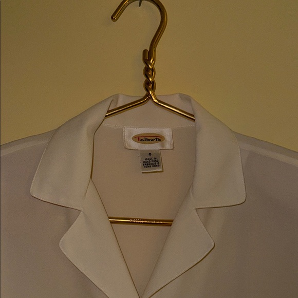 Talbots Ivory Button Down - Picture 3 of 10